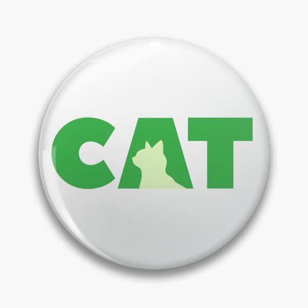 Item preview, Minimalist illustrated Green Cat designed and sold by LettersCrafted.