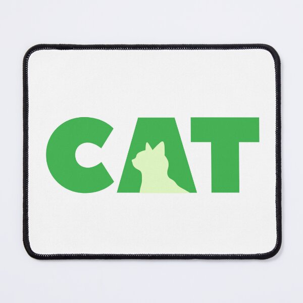 Item preview, Minimalist illustrated Green Cat designed and sold by LettersCrafted.