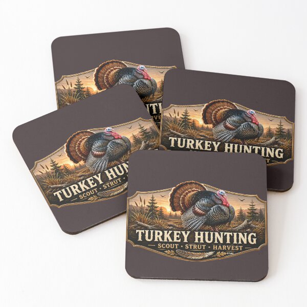 Item preview, Wild Turkey Sunset Hunt Badge designed and sold by TammyHunterArt.
