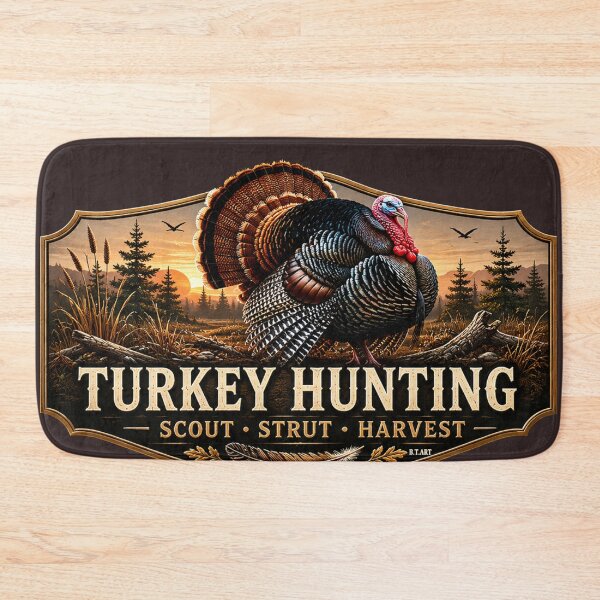 Item preview, Wild Turkey Sunset Hunt Badge designed and sold by TammyHunterArt.