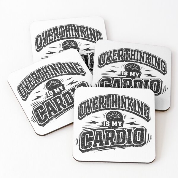 Item preview, Overthinking Is My Cardio  designed and sold by Obinne.