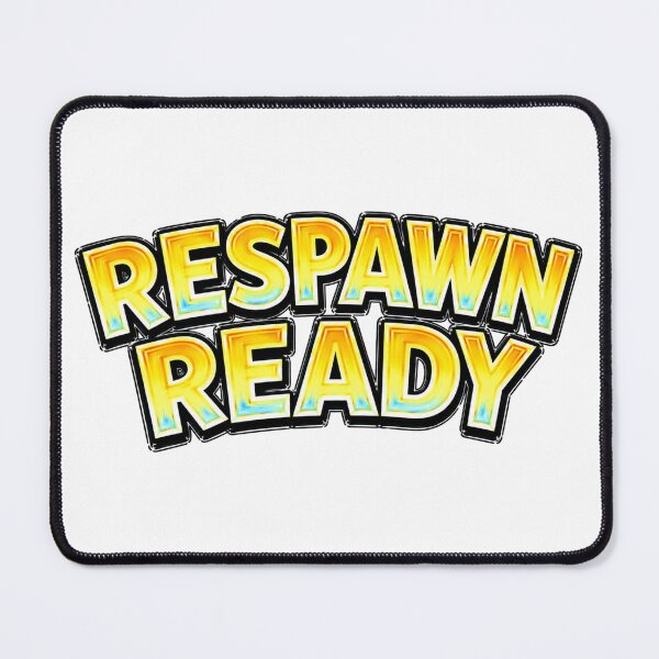 Item preview, RESPAWN READY Funny Gamer Typography designed and sold by Mac Sketches.