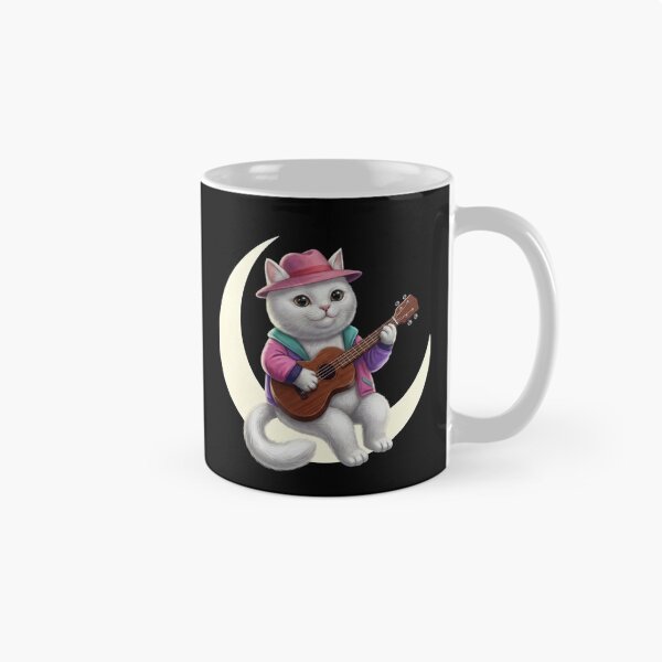 Item preview, Moonlight Melody – Cosmic Cat Design designed and sold by Dogandesighn.