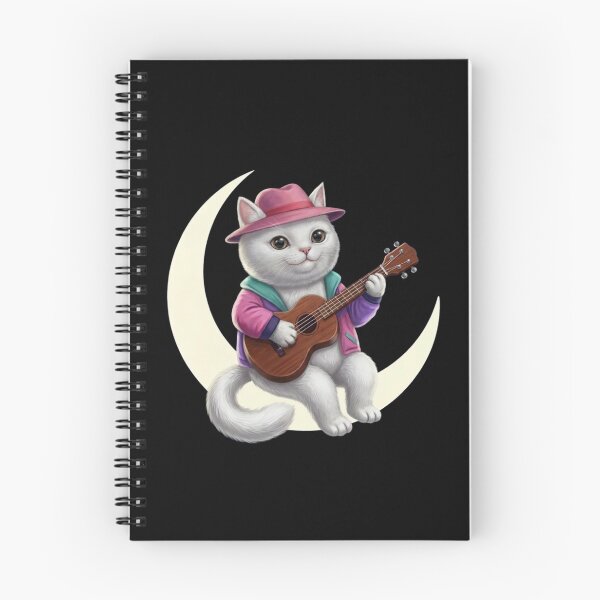Item preview, Moonlight Melody – Cosmic Cat Design designed and sold by Dogandesighn.