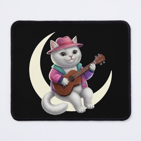 Item preview, Moonlight Melody – Cosmic Cat Design designed and sold by Dogandesighn.