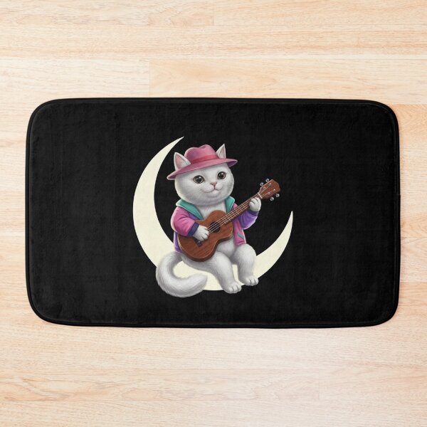 Item preview, Moonlight Melody – Cosmic Cat Design designed and sold by Dogandesighn.