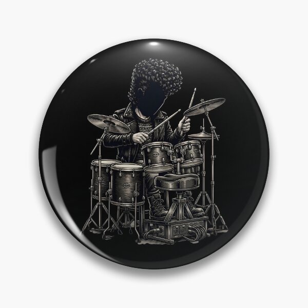 Item preview, Rock Drummer Silhouette Vector Art designed and sold by M.Store.