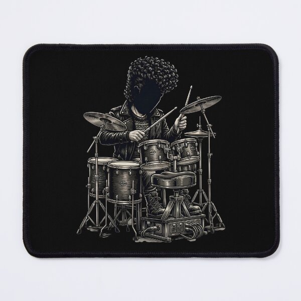 Item preview, Rock Drummer Silhouette Vector Art designed and sold by M.Store.