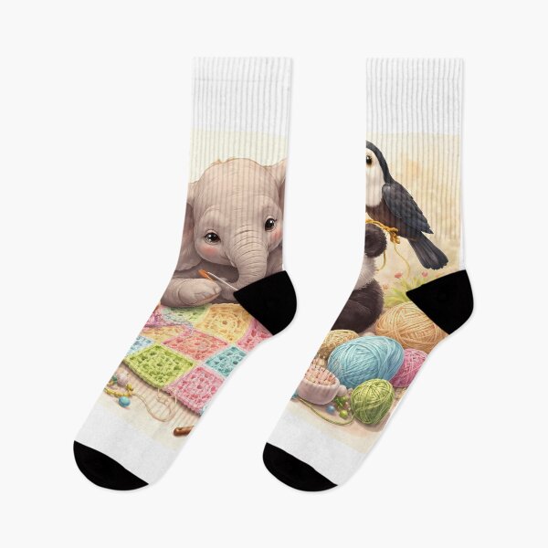 Item preview, Animals Knitting Together designed and sold by cuprum.