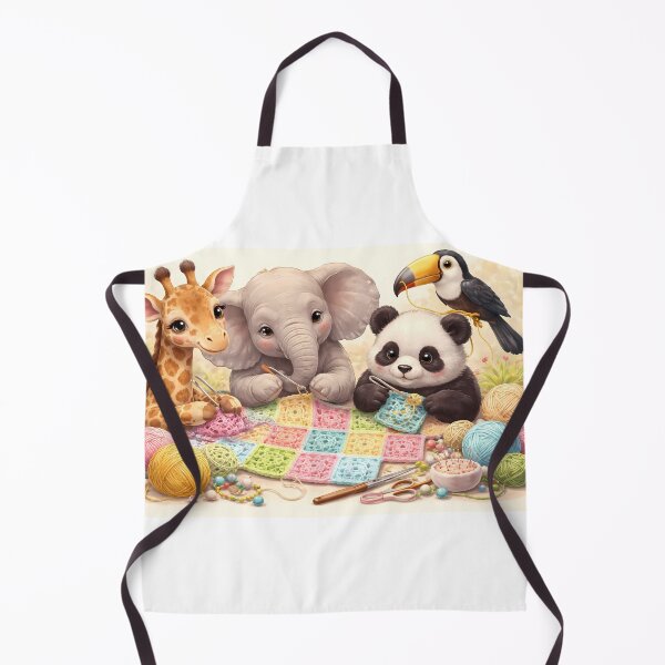 Item preview, Animals Knitting Together designed and sold by cuprum.
