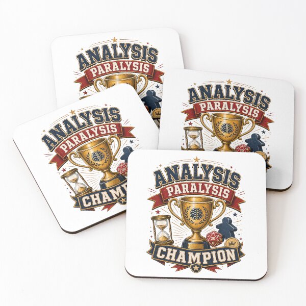 Item preview, Analysis Paralysis designed and sold by Drunken Meeple.