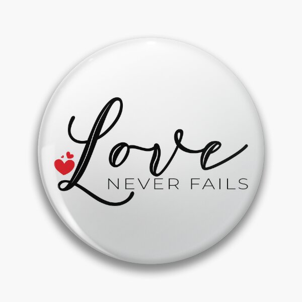 Item preview, Love Never Fails – Christian Scripture designed and sold by Verse & Vibes.