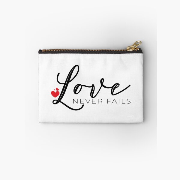 Item preview, Love Never Fails – Christian Scripture designed and sold by Verse & Vibes.