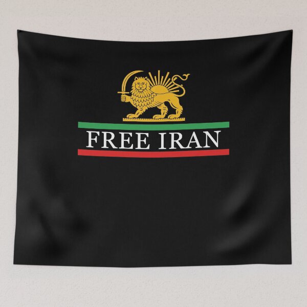 Item preview, Persian Shir o Khorshid - Free Iran designed and sold by charoen-design.