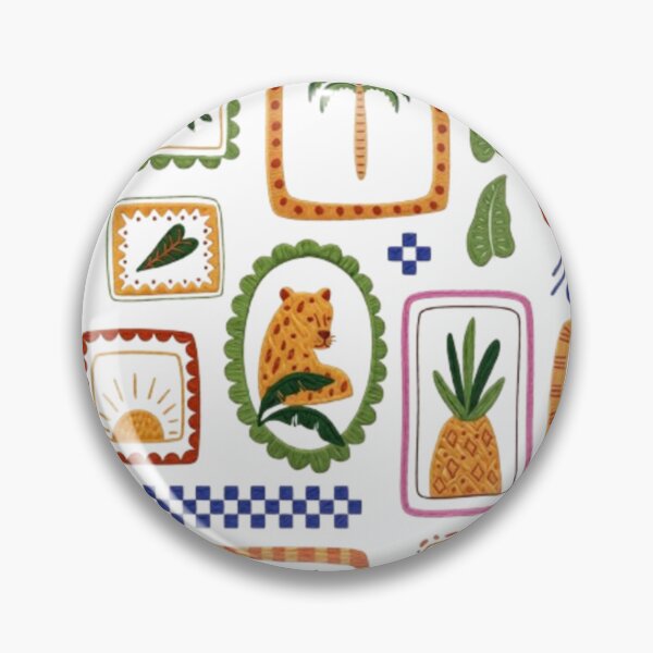 Item preview, Tropical Gallery Pattern - Jungle Frames and Fruit Art designed and sold by Rangmanch.