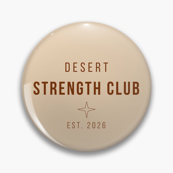 Item preview, Rust Desert Strength Club Crest Est. 2026 designed and sold by RadiantRebelCo.
