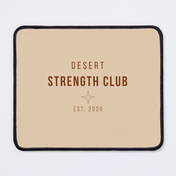 Item preview, Rust Desert Strength Club Crest Est. 2026 designed and sold by RadiantRebelCo.