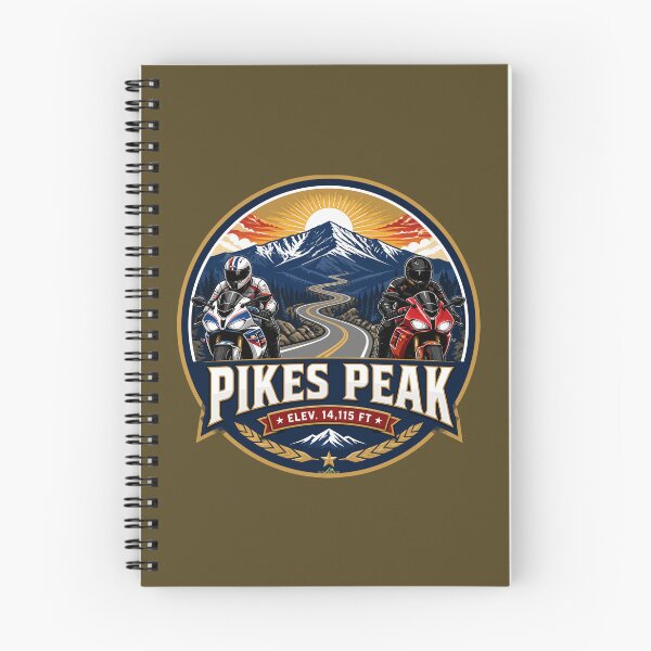 Item preview, Pikes Peak Colorado USA Race to the Clouds Motorcycle Sticker T-Shirt 07 designed and sold by OuterShellUK.