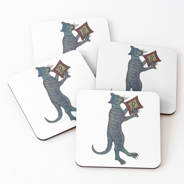 Item preview, Ugly medieval cat - Cat beating a cymbal designed and sold by Grey House.
