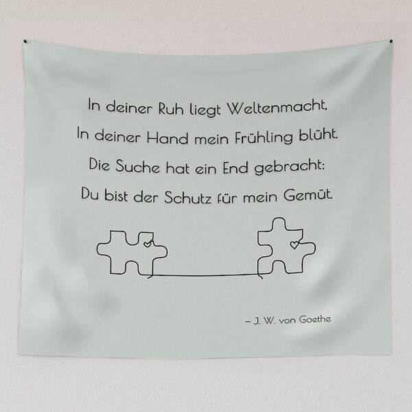 Artikelvorschau, Goethe Liebesgedicht – In deiner Ruh liegt Weltenmacht. Minimalist Line Art In deiner Ruh liegt Weltenmacht Goethe Zitat Romantisches Geschenk entworfen und verkauft von smaragdstudio.