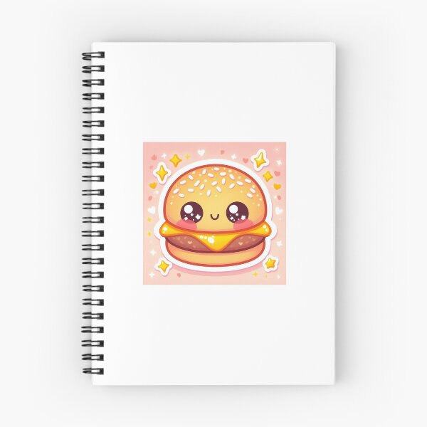 Item preview, Kawaii Cheeseburger Sticker | Chibi Mini Burger with Happy Face designed and sold by PastelPawsArt.