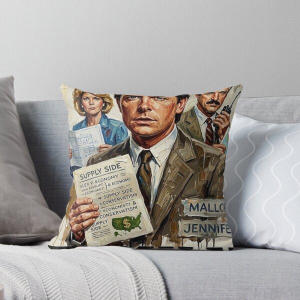 Item preview, Family Ties TV Series Art – Retro Supply Side Economics Fine Art Poster designed and sold by Art's Diner.