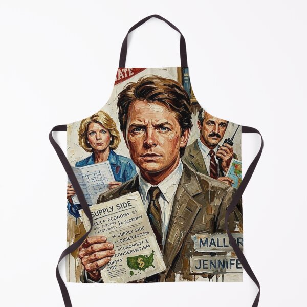 Item preview, Family Ties TV Series Art – Retro Supply Side Economics Fine Art Poster designed and sold by Art's Diner.