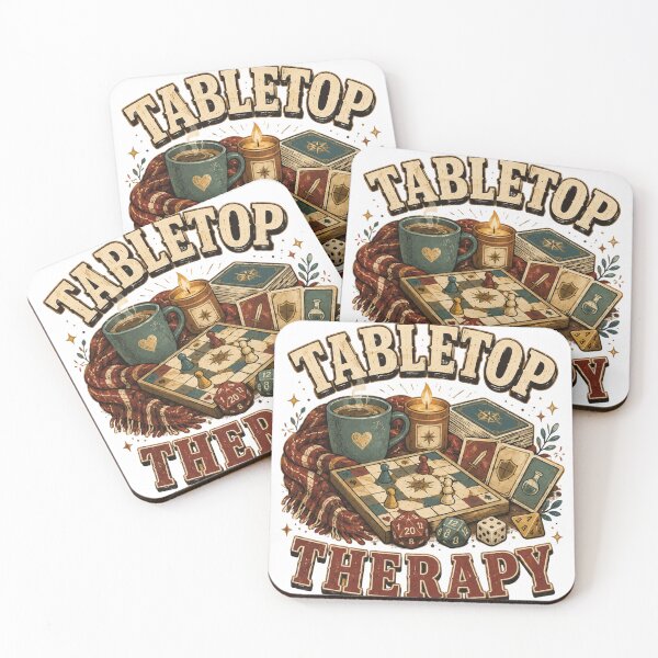 Item preview, Tabletop Therapy designed and sold by Drunken Meeple.