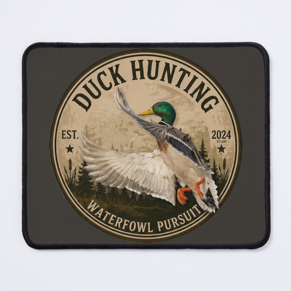 Item preview, Duck Hunting Waterfowl Pursuit Emblem designed and sold by TammyHunterArt.