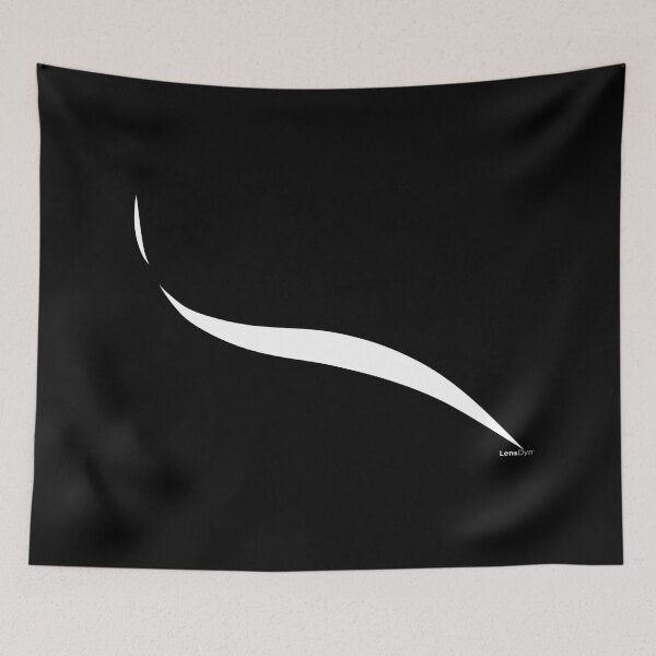 Item preview, LensDyn Minimalist White Wave Luxury Studio Creative Apparel designed and sold by LensDyn™.