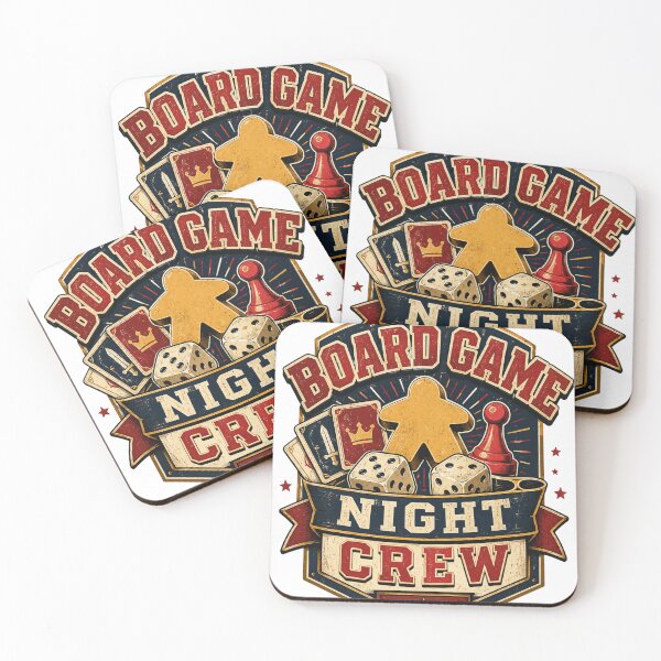 Item preview, Board Game Night Crew designed and sold by Drunken Meeple.