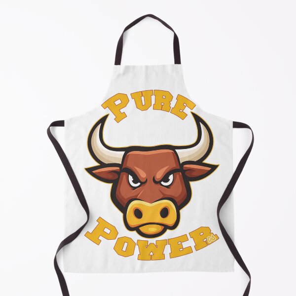 Item preview, PURE POWER Angry Bull Mascot Gym Fitness Streetwear Logo designed and sold by DesignArtist.ia.