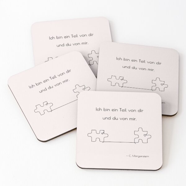 Item preview, Romantic Anniversary Gift Puzzle Quote Aesthetic Line Art designed and sold by smaragdstudio.