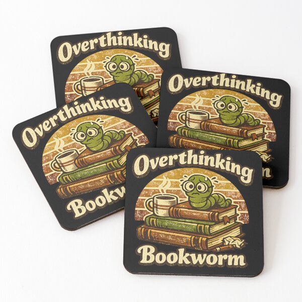 Item preview, Overthinking Bookworm  designed and sold by Obinne.