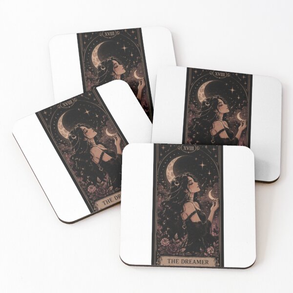 Item preview, The Dreamer Tarot Card | Moon Magic Witchcore Artwork designed and sold by AeraArts.