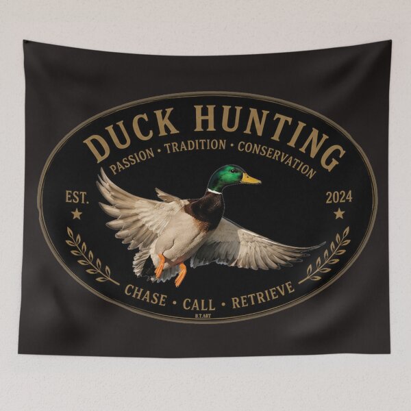 Item preview, Duck Hunting Tradition Crest designed and sold by TammyHunterArt.