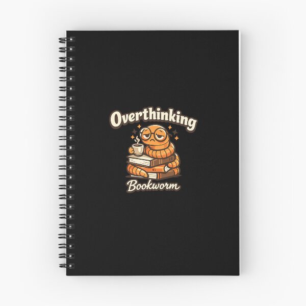 Item preview, Funny Overthinking Bookworm  designed and sold by Obinne.