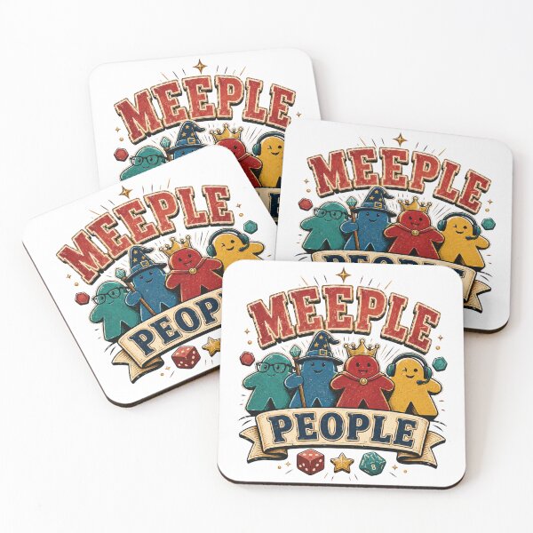 Artikelvorschau, Macht dem Meeple-Volk! entworfen und verkauft von Drunken Meeple.