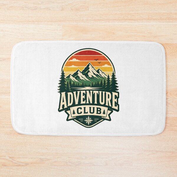 Item preview, Adventure Club Vintage Retro Mountain Hiking designed and sold by Mr Lee.