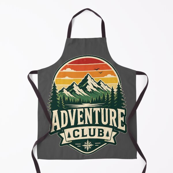 Item preview, Adventure Club Vintage Retro Mountain Hiking designed and sold by Mr Lee.