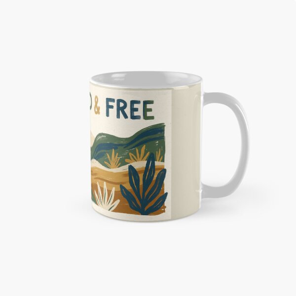 Item preview, Grow Wild and Free Retro Nature Landscape Art designed and sold by WATEKE.