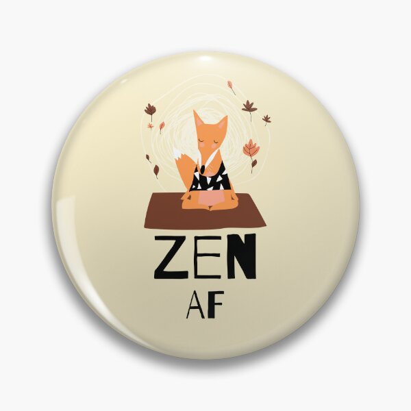 Item preview, Namaste Fox Cute Zen Yoga Posture Sticker designed and sold by WellspringXflow.