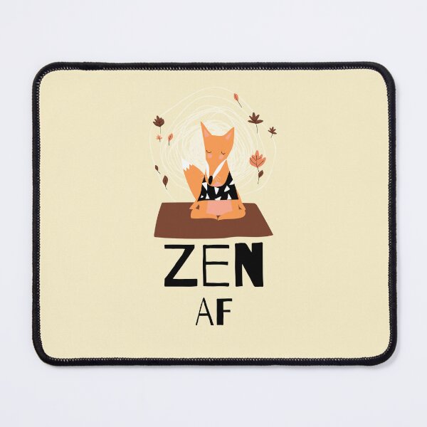 Item preview, Namaste Fox Cute Zen Yoga Posture Sticker designed and sold by WellspringXflow.