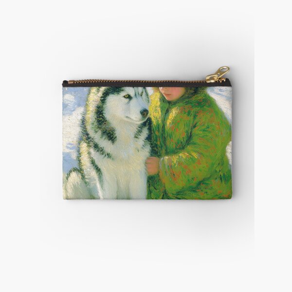 Item preview, Child and Husky in Snow designed and sold by lautir.