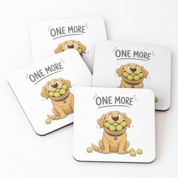 Item preview, One More Tennis Ball Funny Dog Shirt | Cute Golden Retriever Meme Tee designed and sold by Unik Design.