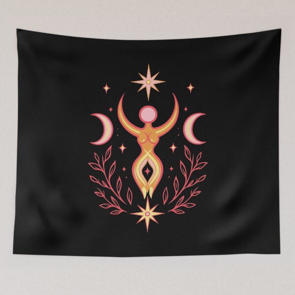 Item preview, Midsummer Goddess Litha Celestial Pagan Art designed and sold by Christine Krahl.