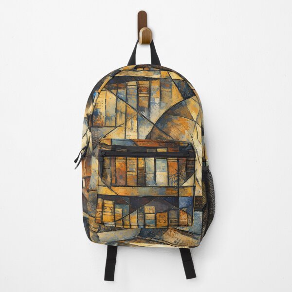 Item preview, Abstract Cat in a Library designed and sold by cuprum.
