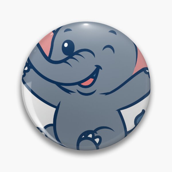 Item preview, Adorable Happy Winking Baby Elephant designed and sold by simranart111.
