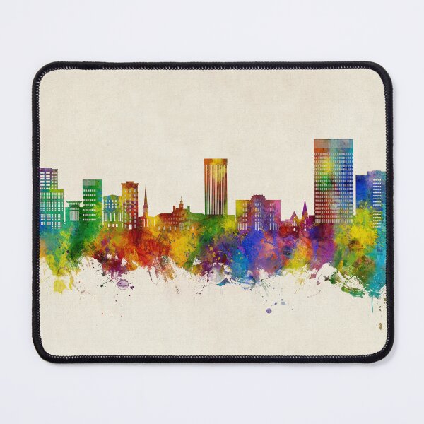 Item preview, Greenville South Carolina Skyline designed and sold by ArtPrints.