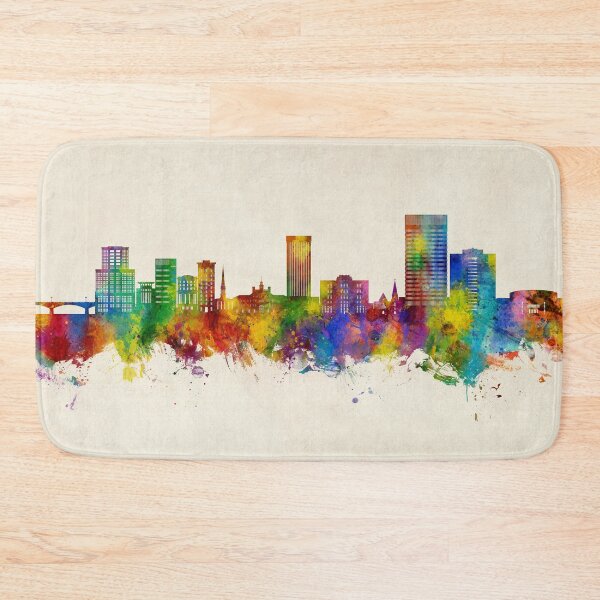 Item preview, Greenville South Carolina Skyline designed and sold by ArtPrints.